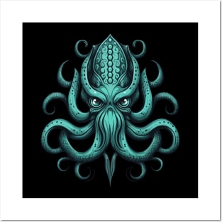 Legendary Kraken Sea Monster Posters and Art